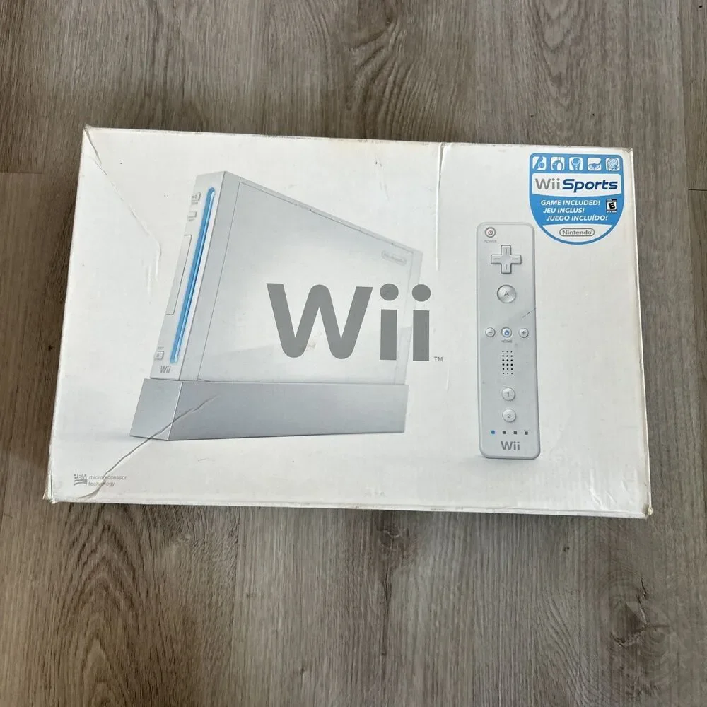 Nintendo Wii White Console Empty Box w/ Inserts BOX ONLY No Console or Tray READ